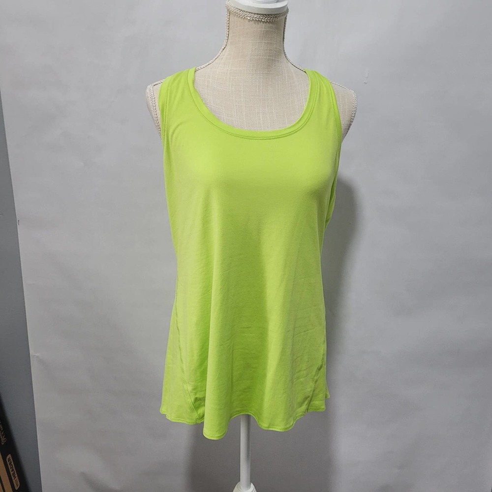 Lukka Green Razor back tank size large